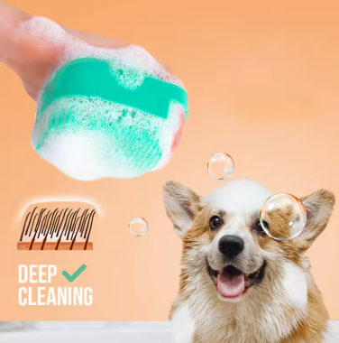 Gant de Toilettage Silicone Animora – Massage & Shampoing