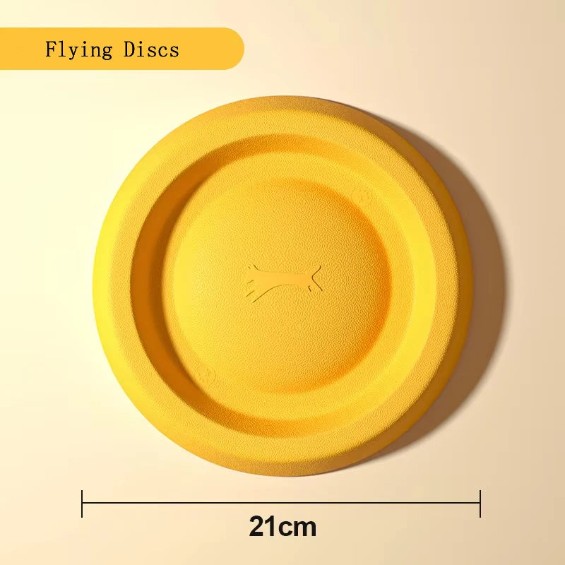 Jouets EVA Solides pour Chien – Pack 4 Pièces : Frisbee, Balle, Corde & Anneau