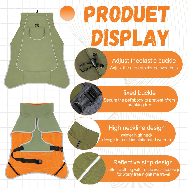 Veste Coupe-Vent Imperméable pour Chien – Toutes Tailles | ANIMORA