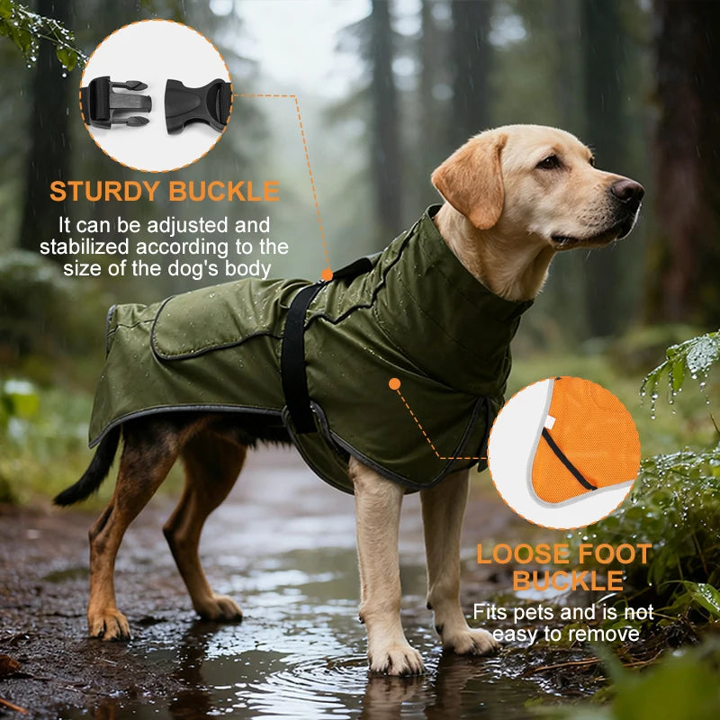 Veste Coupe-Vent Imperméable pour Chien – Toutes Tailles | ANIMORA