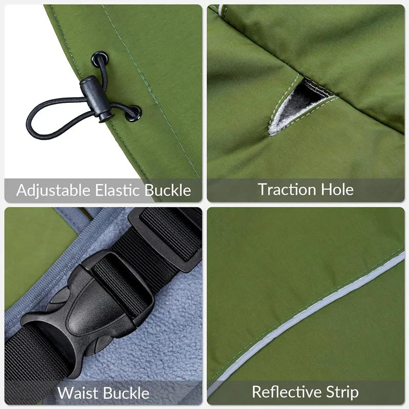 Veste Coupe-Vent Imperméable pour Chien – Toutes Tailles | ANIMORA