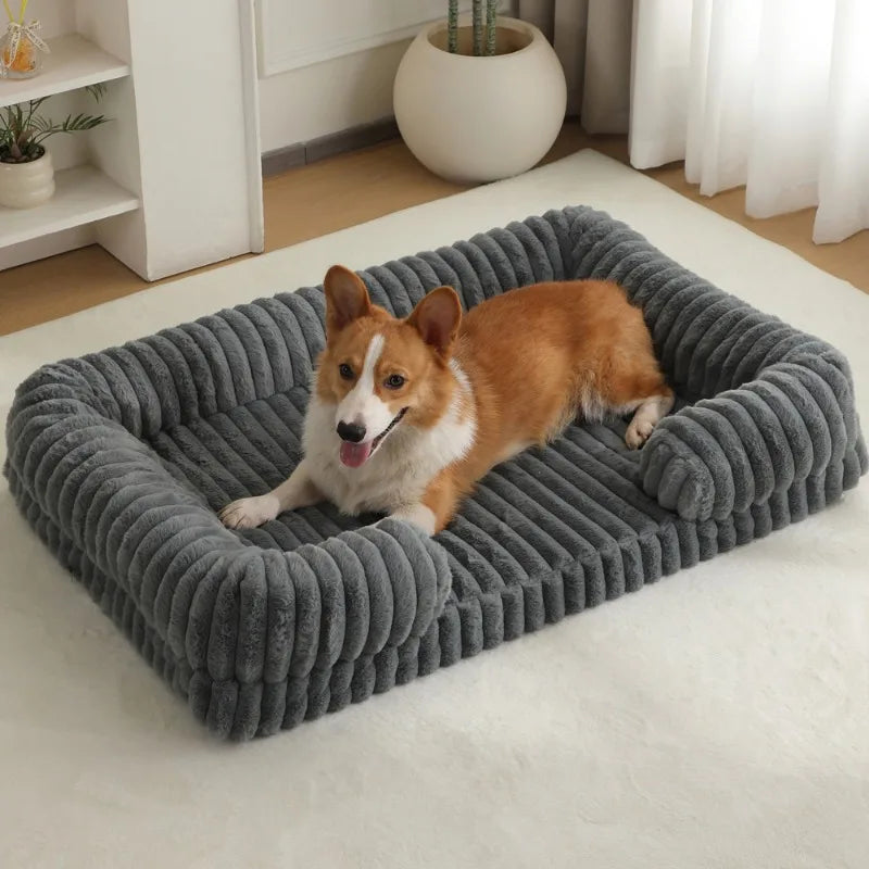 Coussin Apaisant Orthopédique Mémoire de Forme pour Chien – Housse Amovible Imperméable