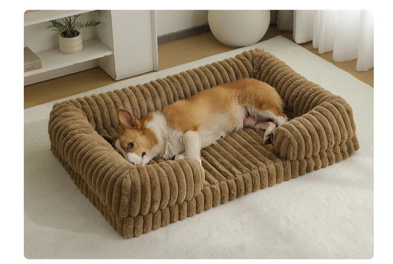 Coussin Apaisant Orthopédique Mémoire de Forme pour Chien – Housse Amovible Imperméable